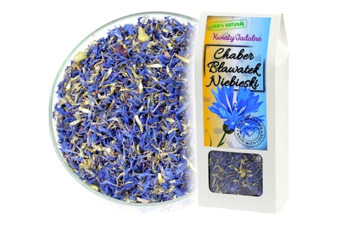 Kwiaty Jadalne CHABER BŁAWATEK NIEBIESKI (10g) Na Prezent